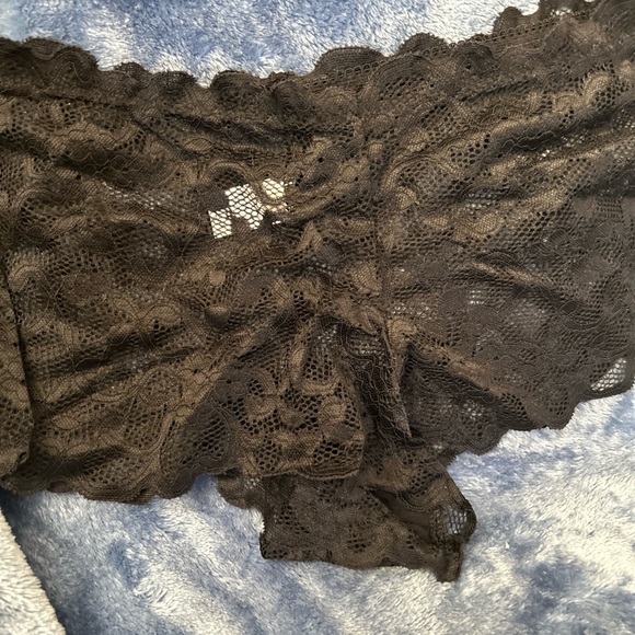 Lingerie Set Black Lace Bralette Bra Matching Panties Waist Fit sexy pick size - Picture 3 of 10